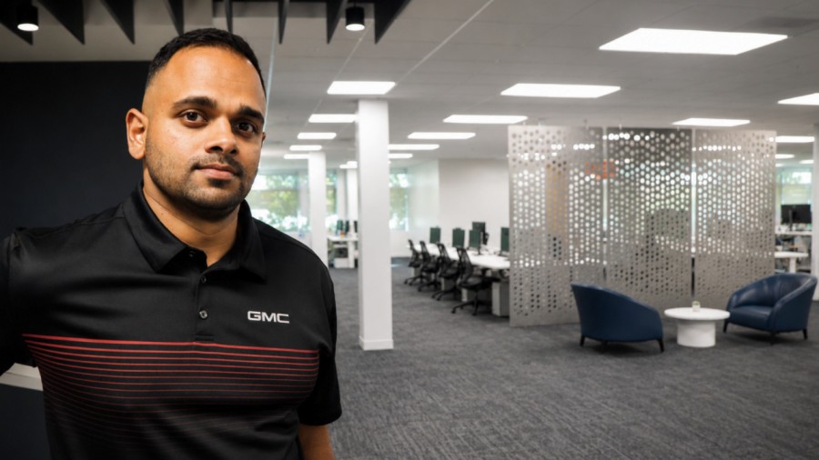 John Kaychi, GM Senior Group Product Manager for Automated Driving, in office