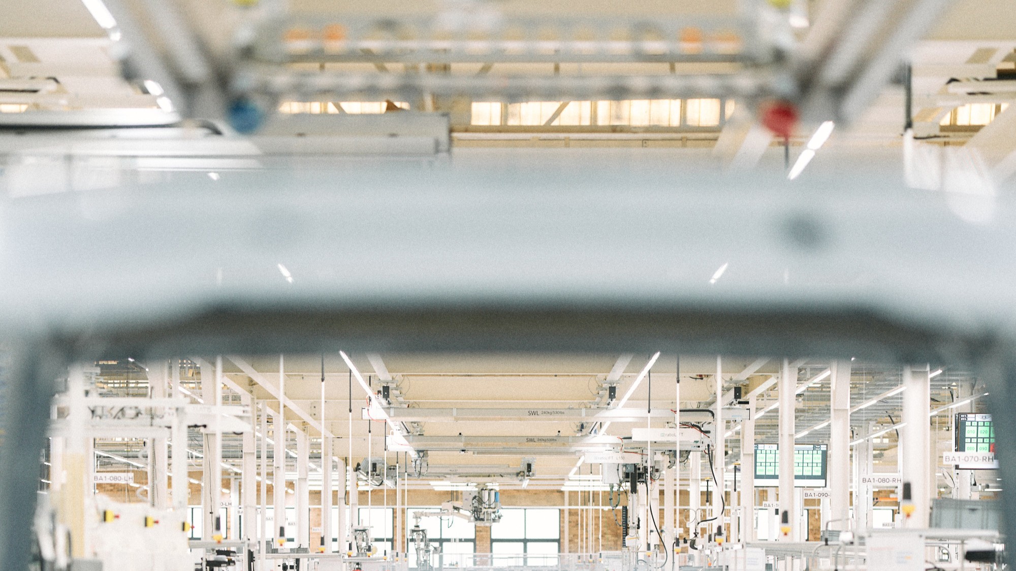 New Bentley Torcal assembly hall at the Crewe factory