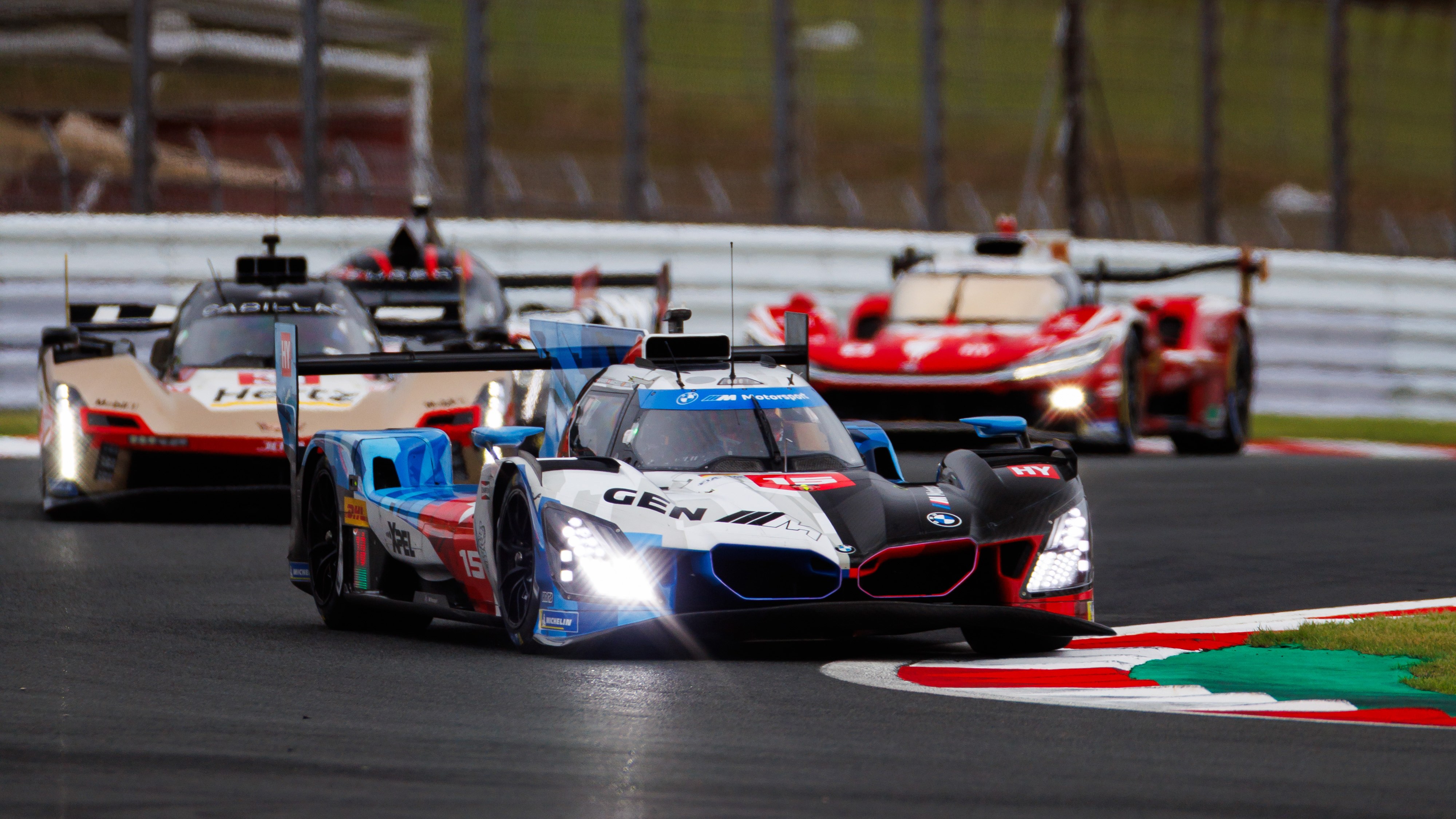 BMW M Hybrid V8 No. 15 leads Cadillac and Ferrari Hypercars at Fuji