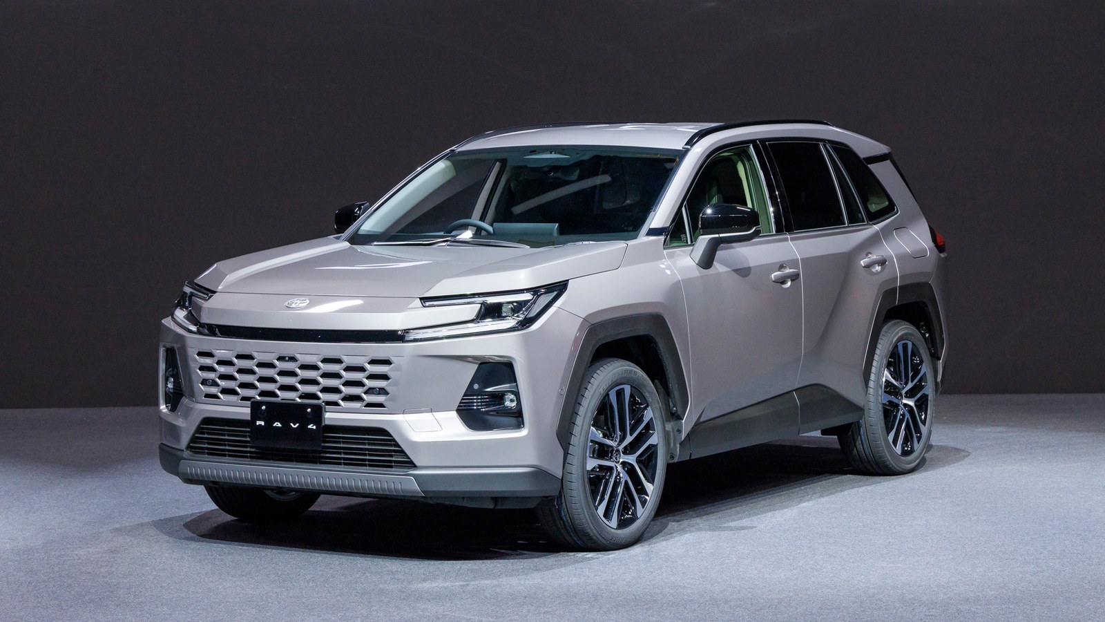 Silver 2026 Toyota RAV4 shown from the front three-quarter view