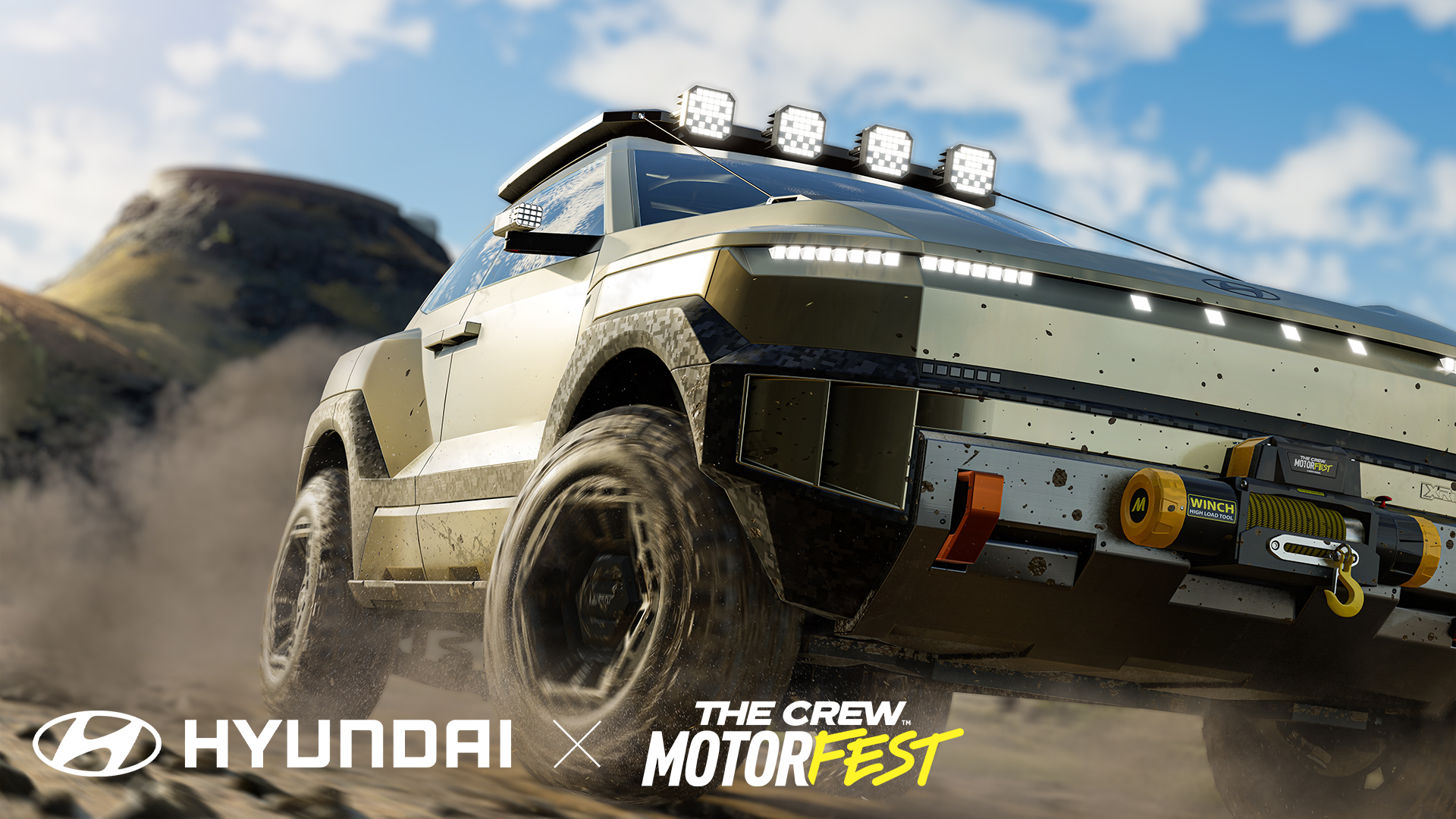 Hyundai CRATER Concept kicking up dust in The Crew Motorfest