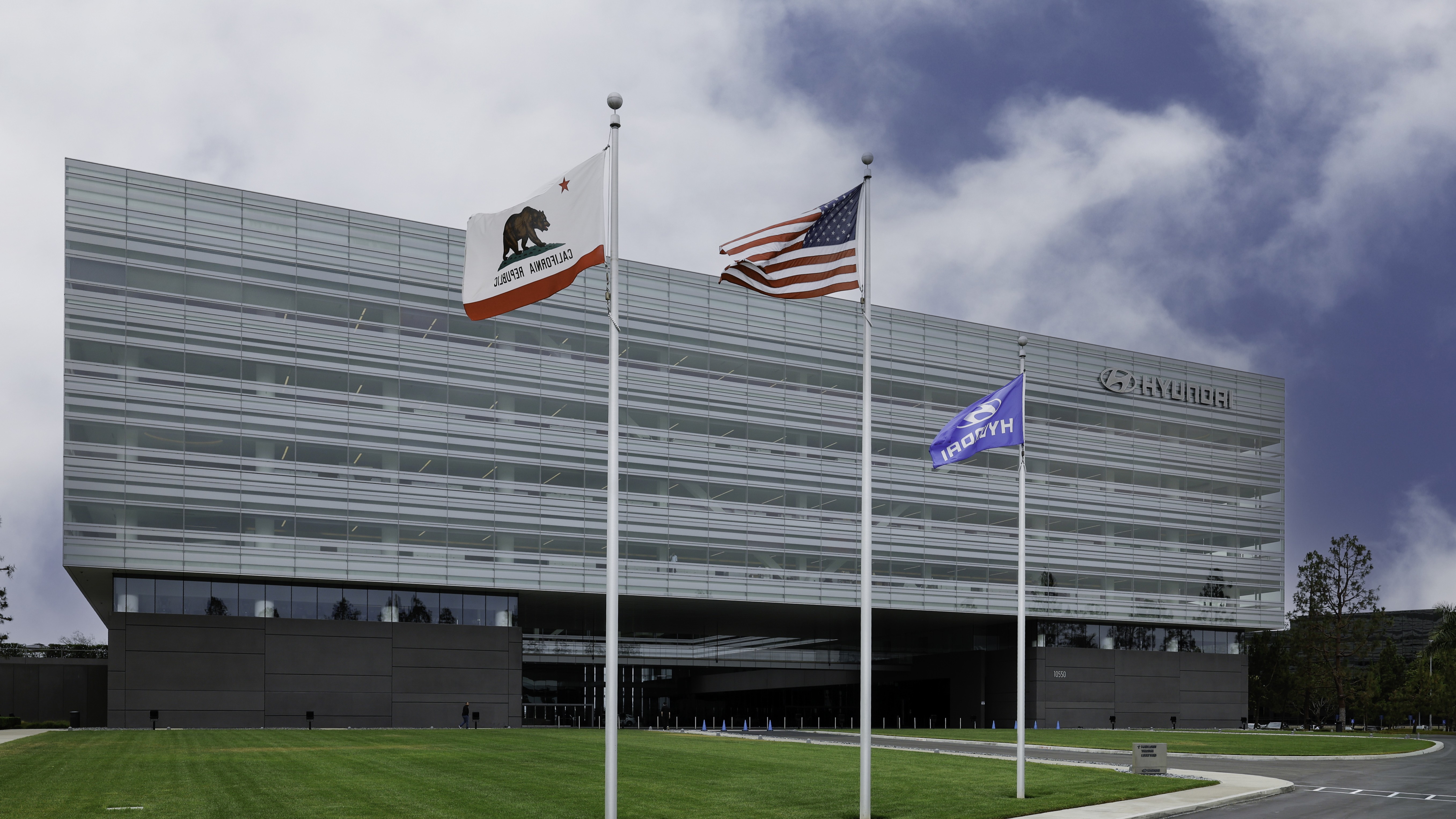 Hyundai Motor America headquarters building in Fountain Valley, California