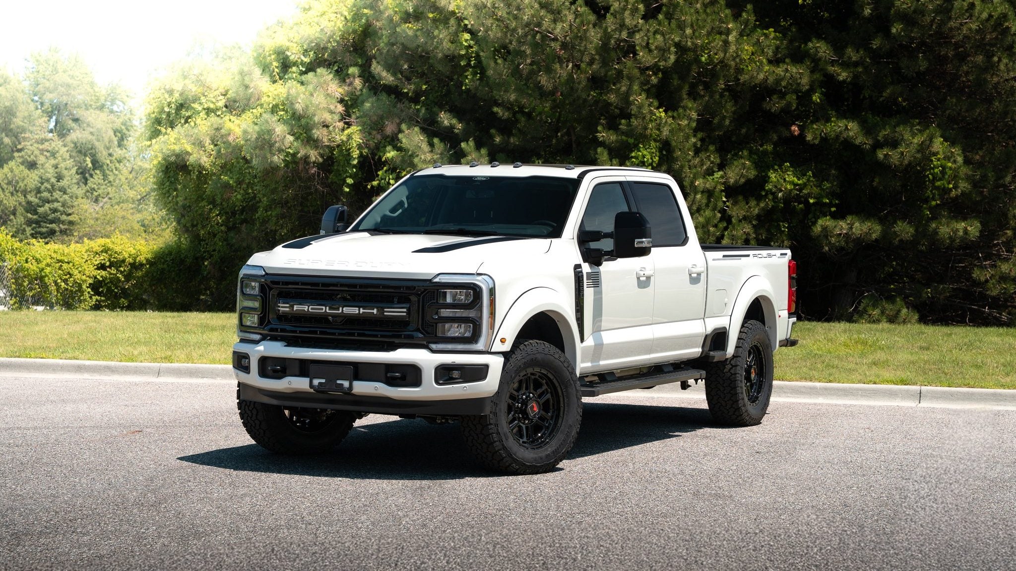 2027 Roush Super Duty pickup, front three-quarter view