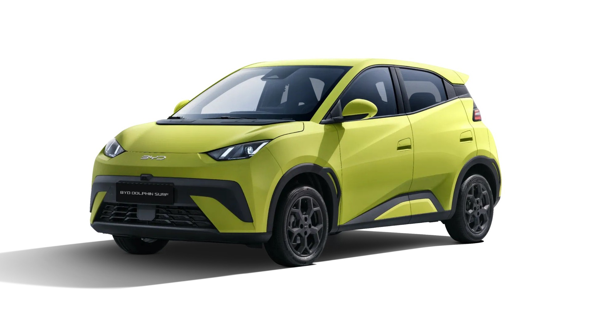BYD Dolphin Surf electric hatchback, front three-quarter view