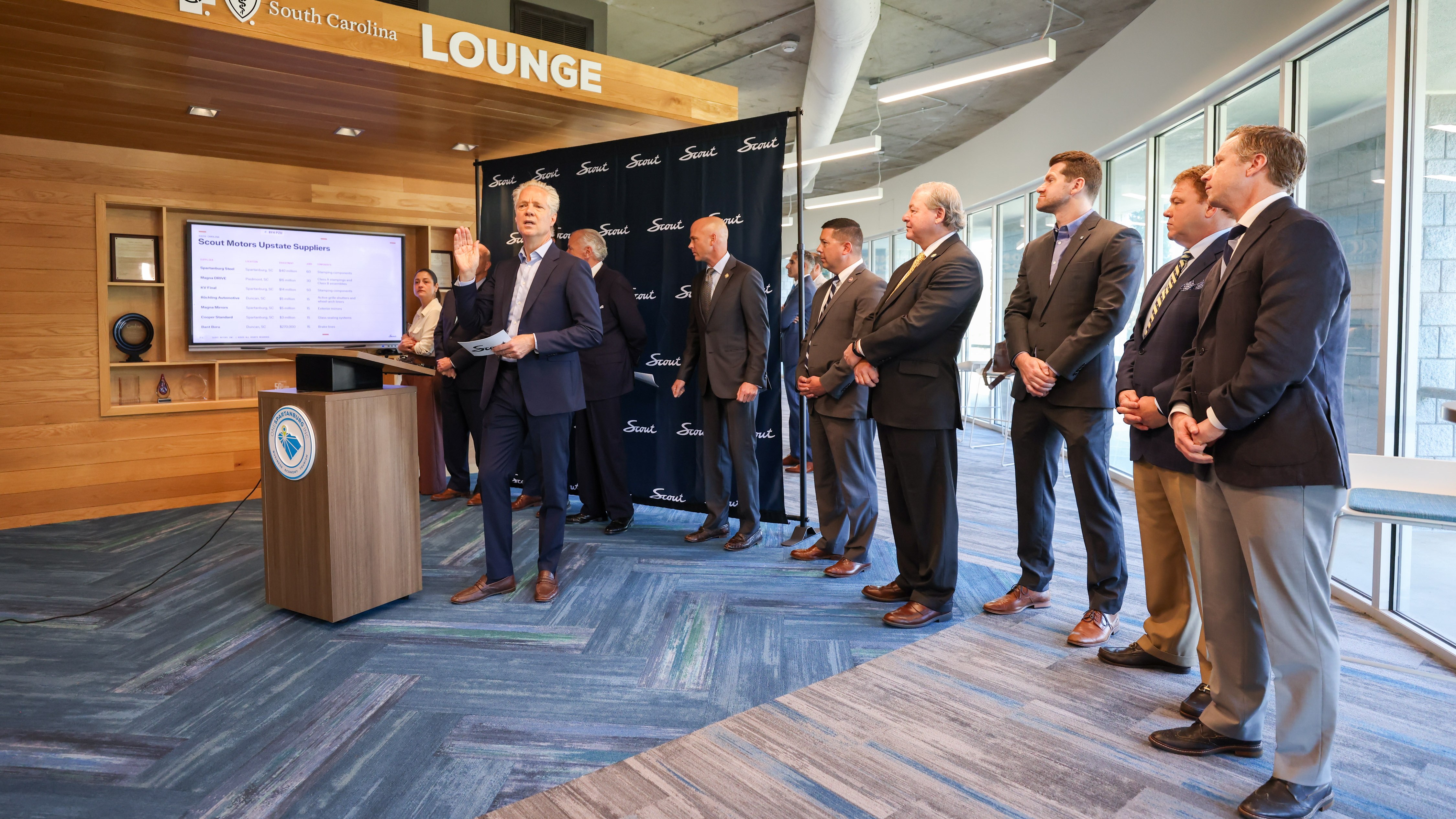 Scout Motors CEO Scott Keogh announces Upstate supplier expansions in Spartanburg