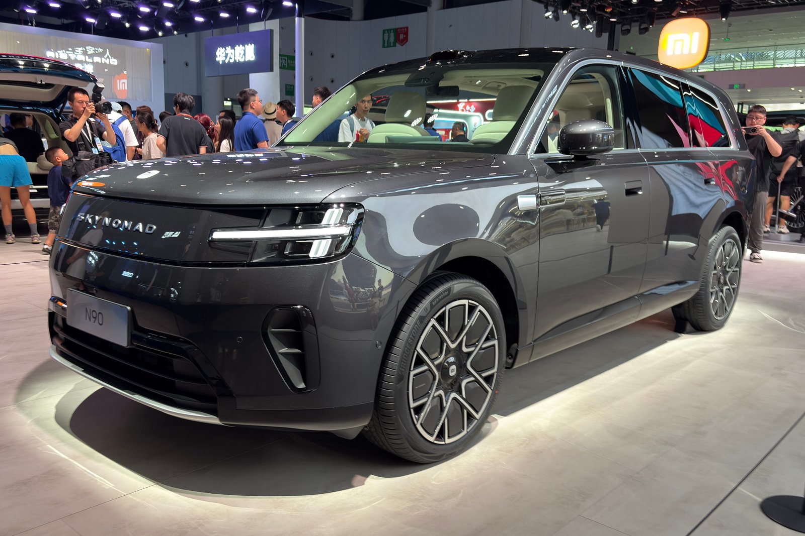 Xiaomi SkyNomad N90 Max SUV at the Xiaomi stand in Chengdu