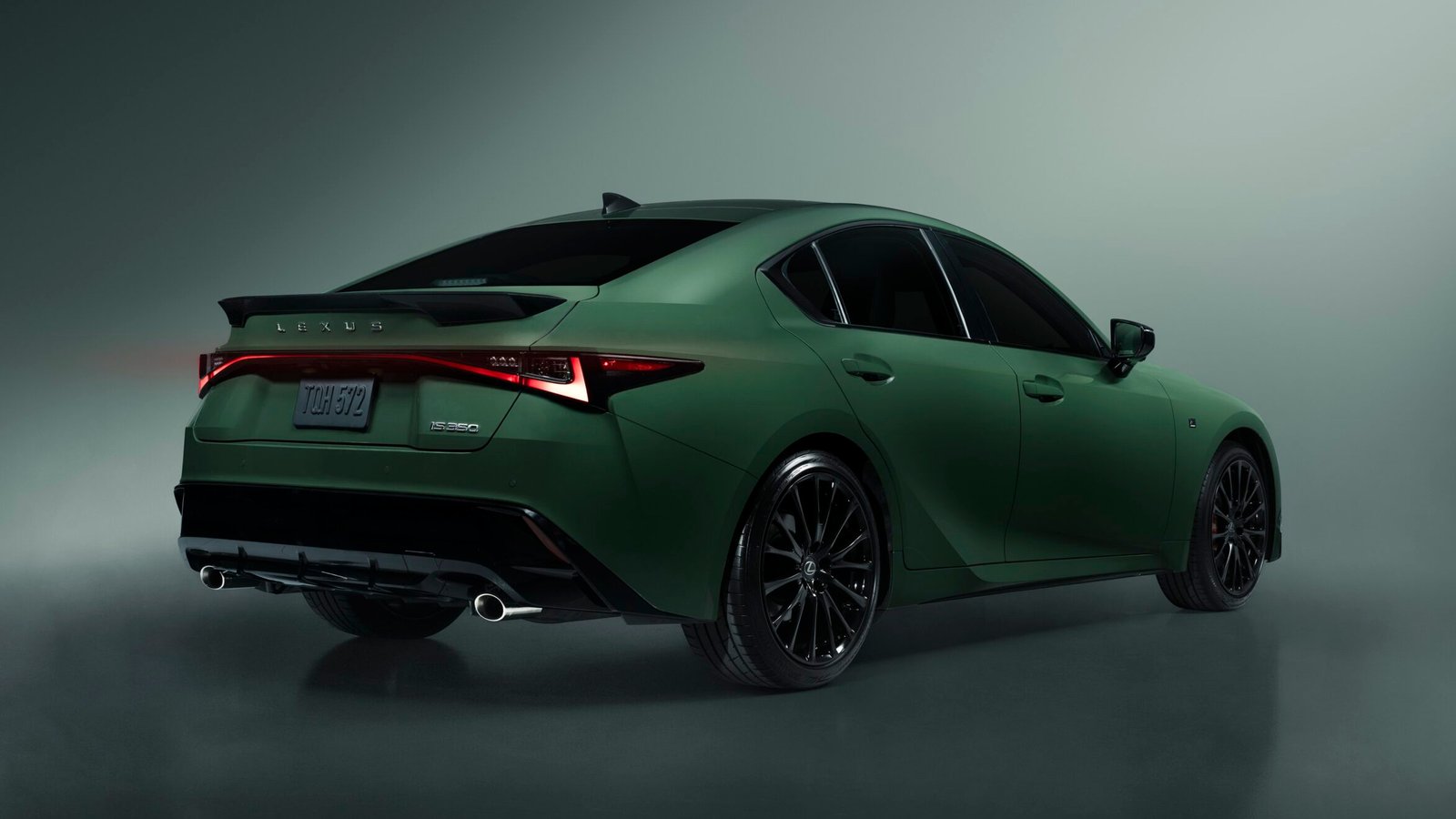 ear three-quarter view of the 2027 Lexus IS Special Appearance Package