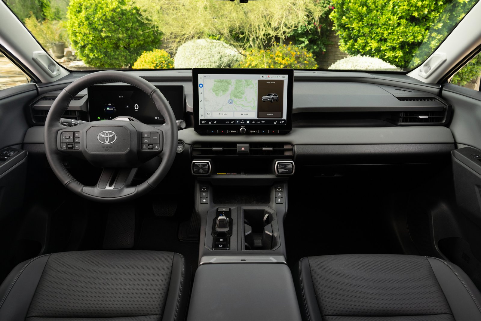 Interior and dashboard of the 2026 Toyota RAV4