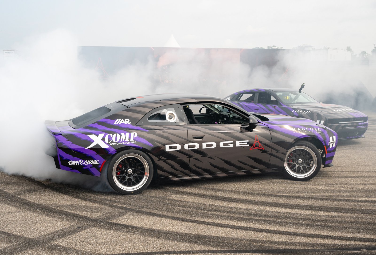 Dodge Charger BOOST Coupe and RPM drift cars side by side
