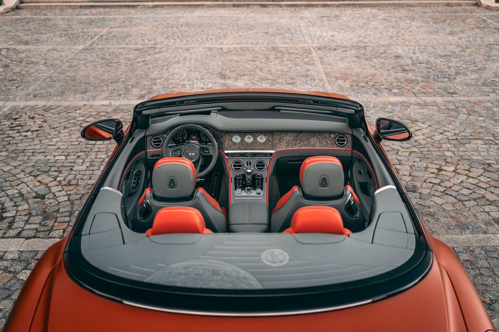 Manuka Orange Bentley Continental GTC S Sun car cabin and tonneau cover