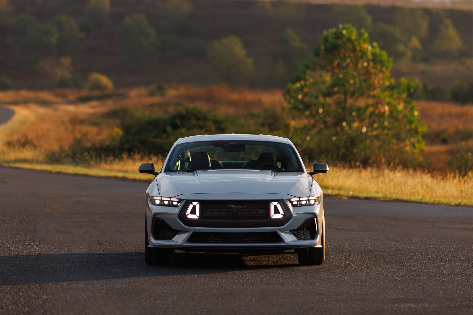 2026 Ford Mustang EcoBoost with the RTR Package, front three-quarter view