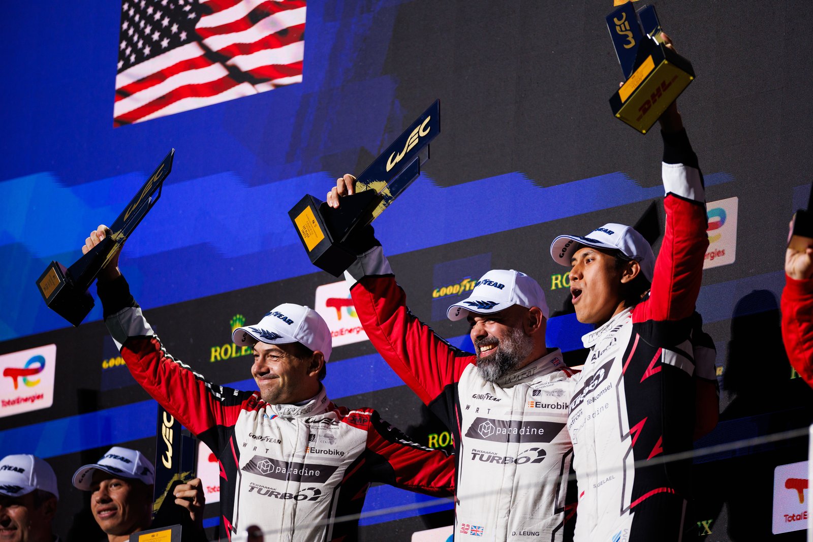 Farfus, Leung and Gelael lift LMGT3 trophies at Fuji