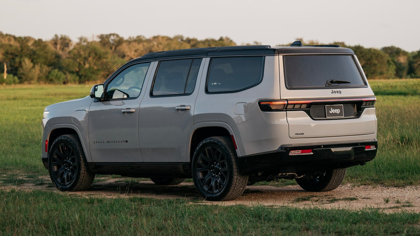 2026 Jeep Grand Wagoneer rear three-quarter view