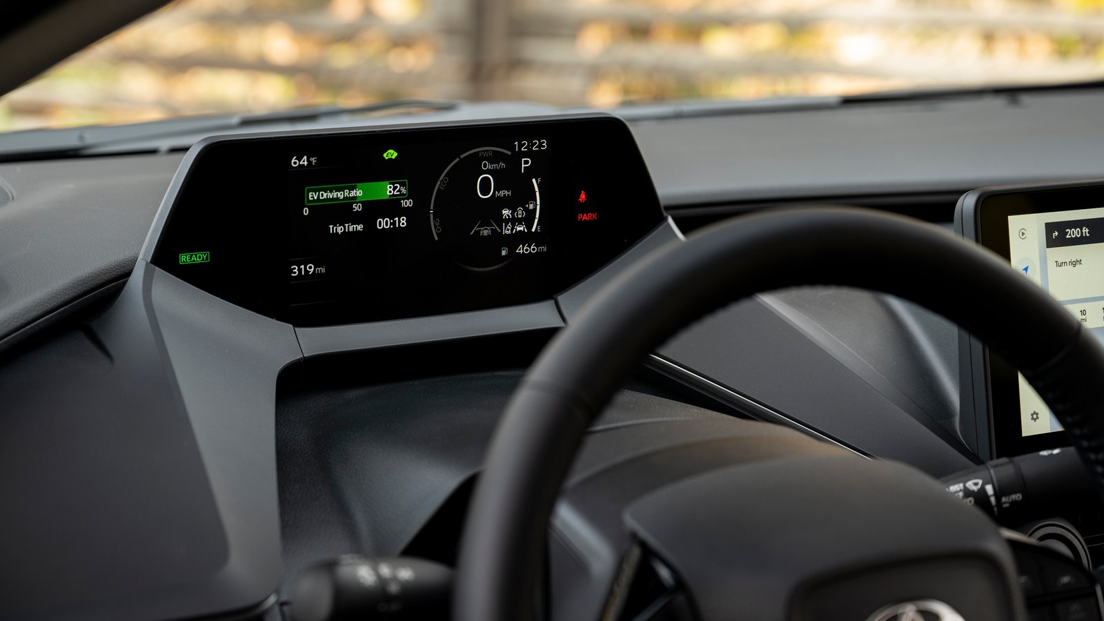 Digital instrument cluster of a 2026 Toyota Prius Limited