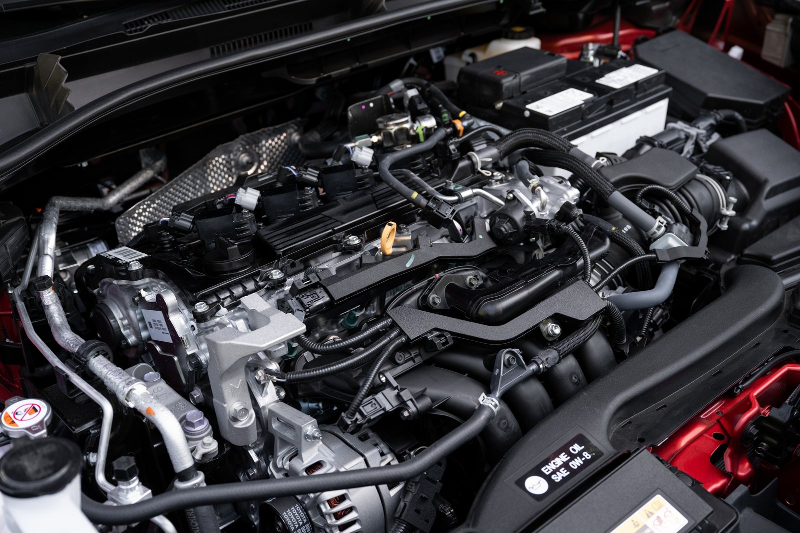 Toyota Corolla Cross 2.0-liter four-cylinder engine bay