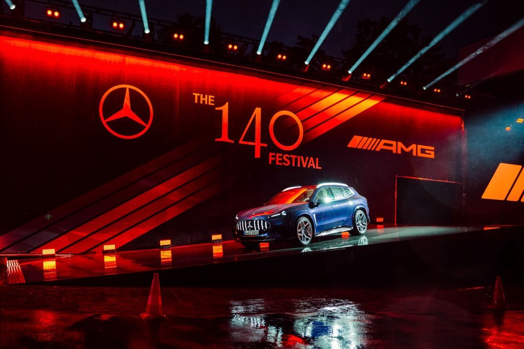 Mercedes-AMG GT SUV world premiere on stage at The 140 Festival