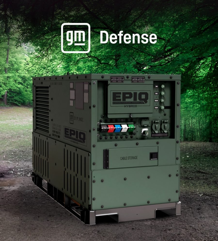 GM Defense EPIQ Hybrid portable battery and generator unit