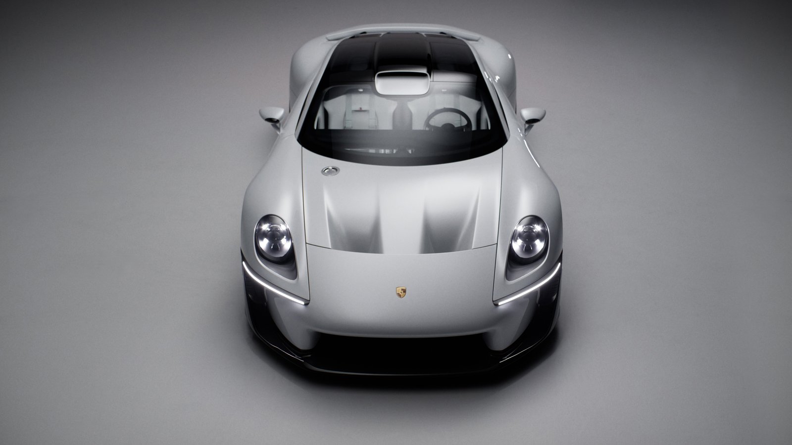 Porsche Mission S vision model front three-quarter view